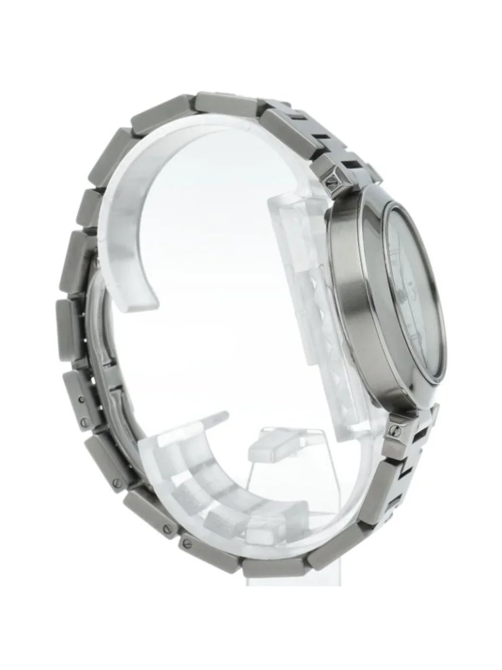 Cartier Pasha C Watch SS White Polished